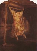 REMBRANDT Harmenszoon van Rijn The Slaughterd Ox (mk08) china oil painting reproduction
